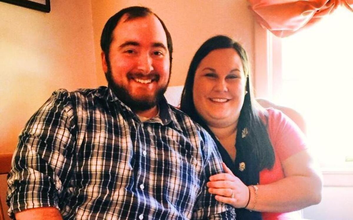 Meghann Smith posted this photo of her and her fiancee, Kenneth William Belcher, hours before her death in a Columbus car crash.