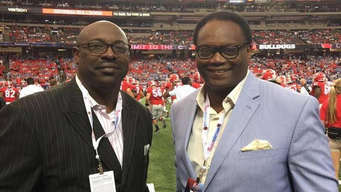 Dale Williams, left, DJ Jones