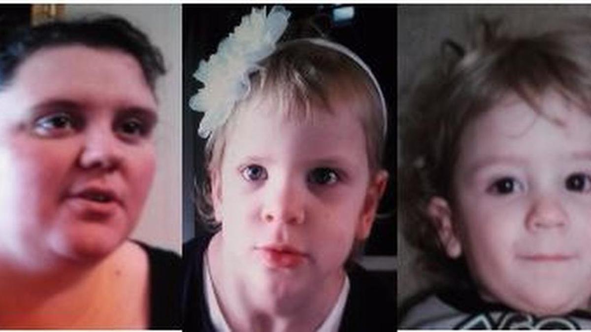 Ashley Glisson, her 4-year-old daughter Katheryn and her 2-year-old son Jackson were last seen several days ago in a 2005 gray Dodge Caravan. The vehicle doesn’t have a rear bumper but has a “Breaking Bad” sticker on the rear window.