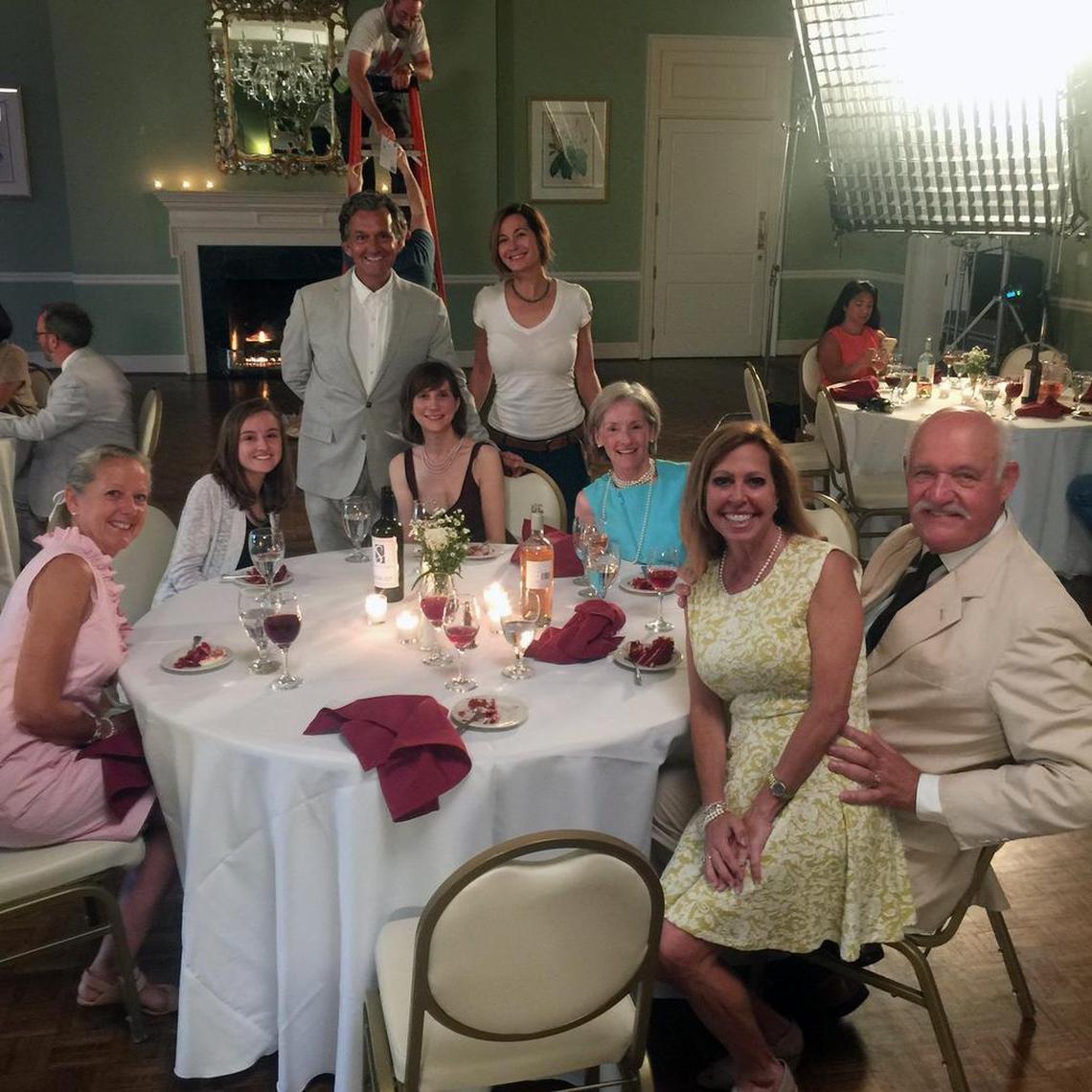 Bo Bartlett, standing left, is making a film, “Things Don’t Stay Fixed” , in Columbus.