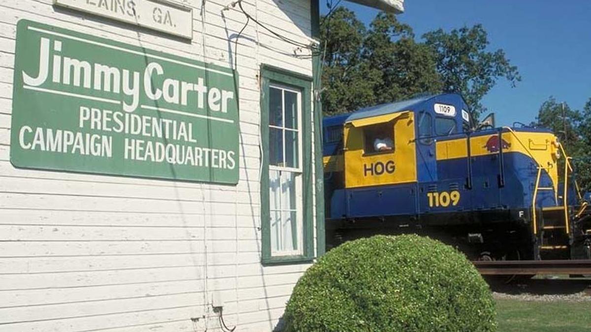 The Plains, Ga., train depot was Jimmy Carter’s campaign headquarters.