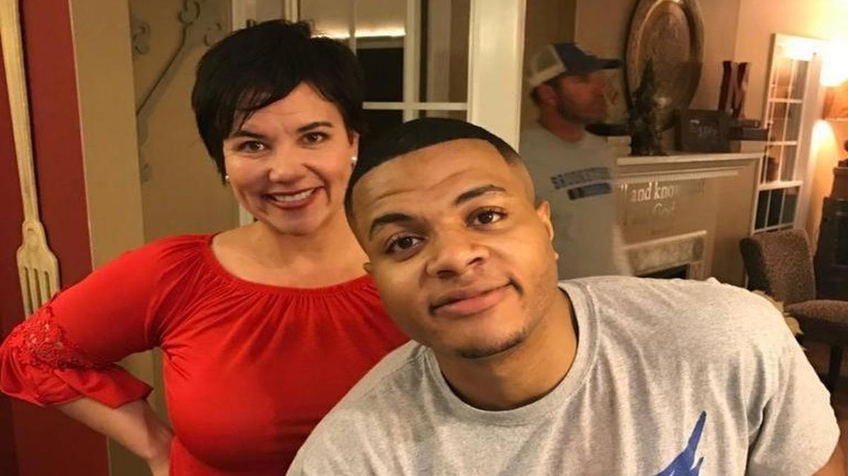 Amber Massey and Dante Jamal Harris on Harris’ 20th birthday