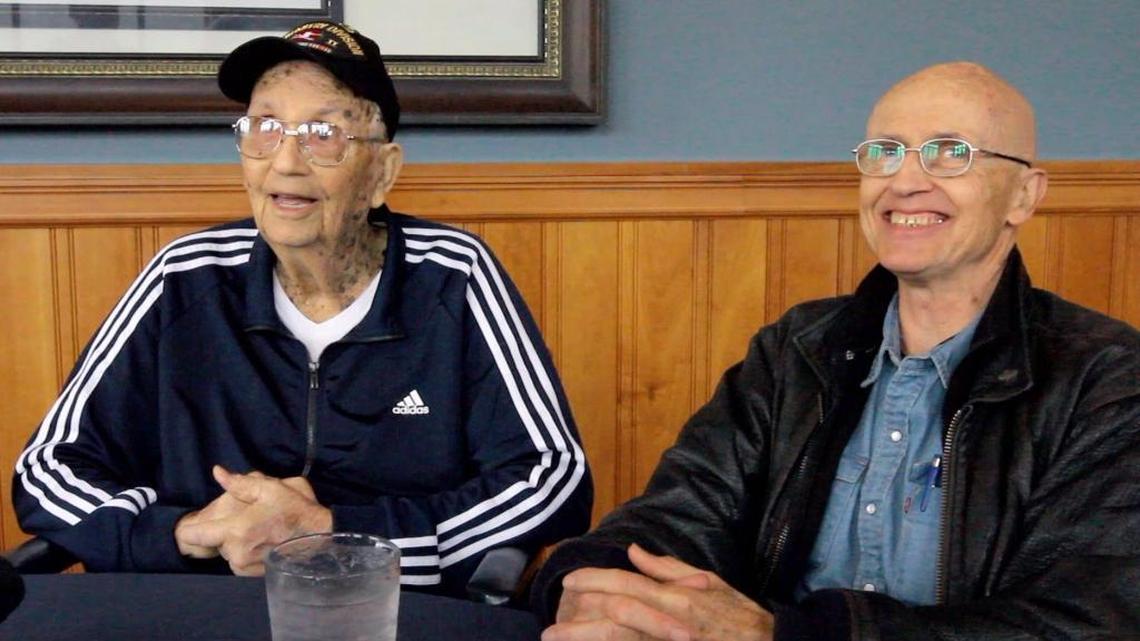 ‘I look just like you, don’t I?’: WWII vet meets German son for the first time in Columbus