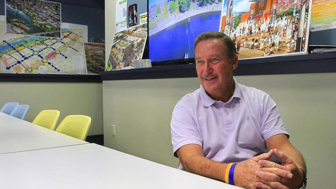 Richard Bishop, outgoing president of Uptown Columbus, has been hired by the Friends of the Greenway Trail Fund at the Community Foundation as project director for the design and construction of trails being developed throughout Muscogee County.