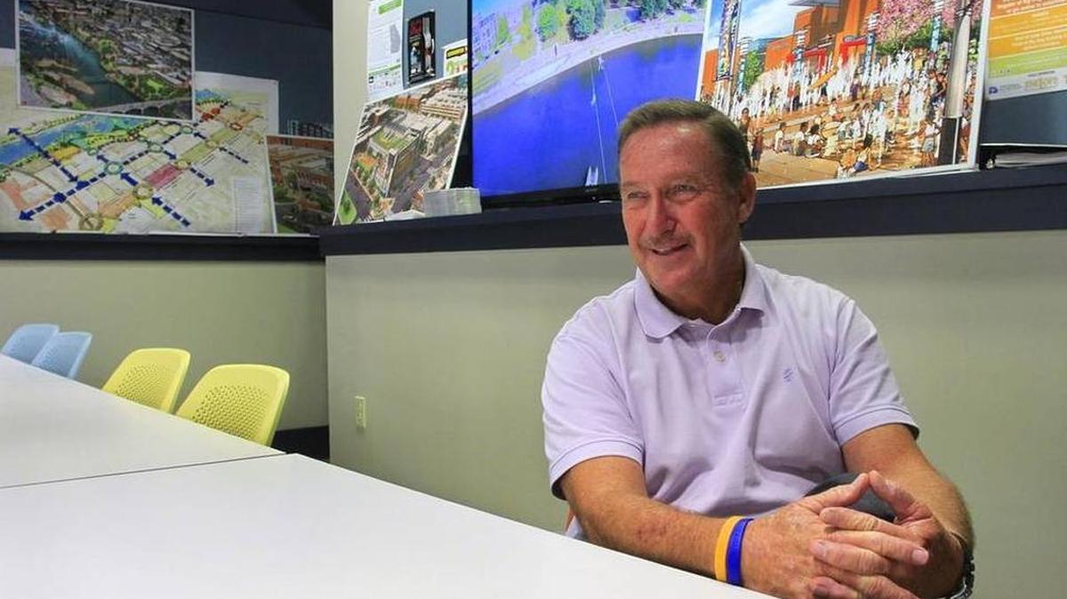 Richard Bishop, outgoing president of Uptown Columbus, has been hired by the Friends of the Greenway Trail Fund at the Community Foundation as project director for the design and construction of trails being developed throughout Muscogee County.