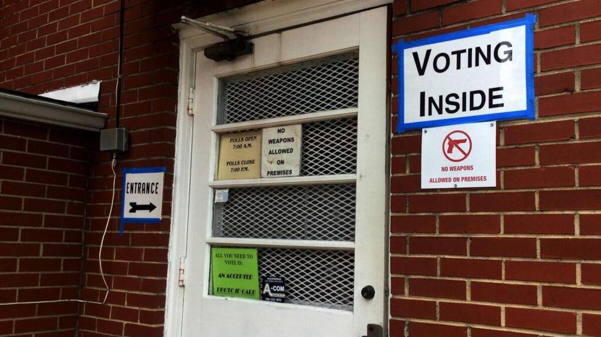 By 12:30 p.m. Tuesday, at least 172 voters had cast ballots at First African Baptist Church in Columbus, Ga.