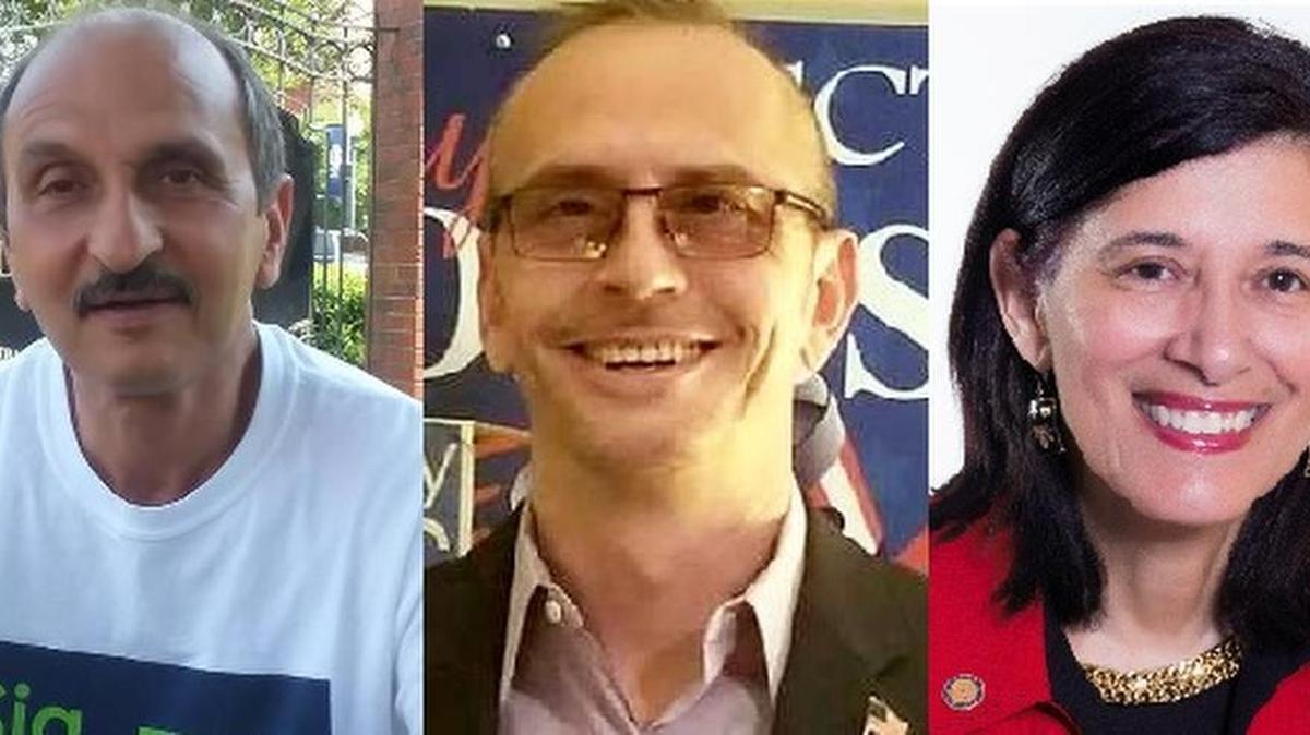Sia Etemadi, left, Jeremy Hobbs and Mimi Woodson.