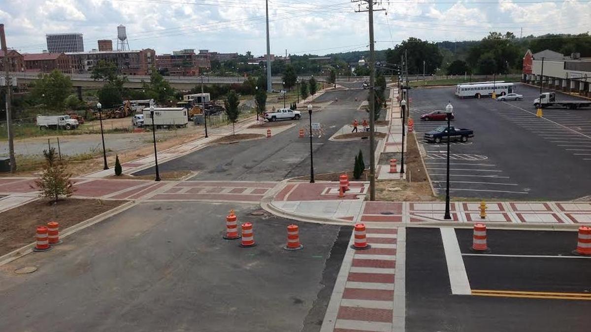 A look at the southern section of the new Whitewater Avenue in Phenix City.