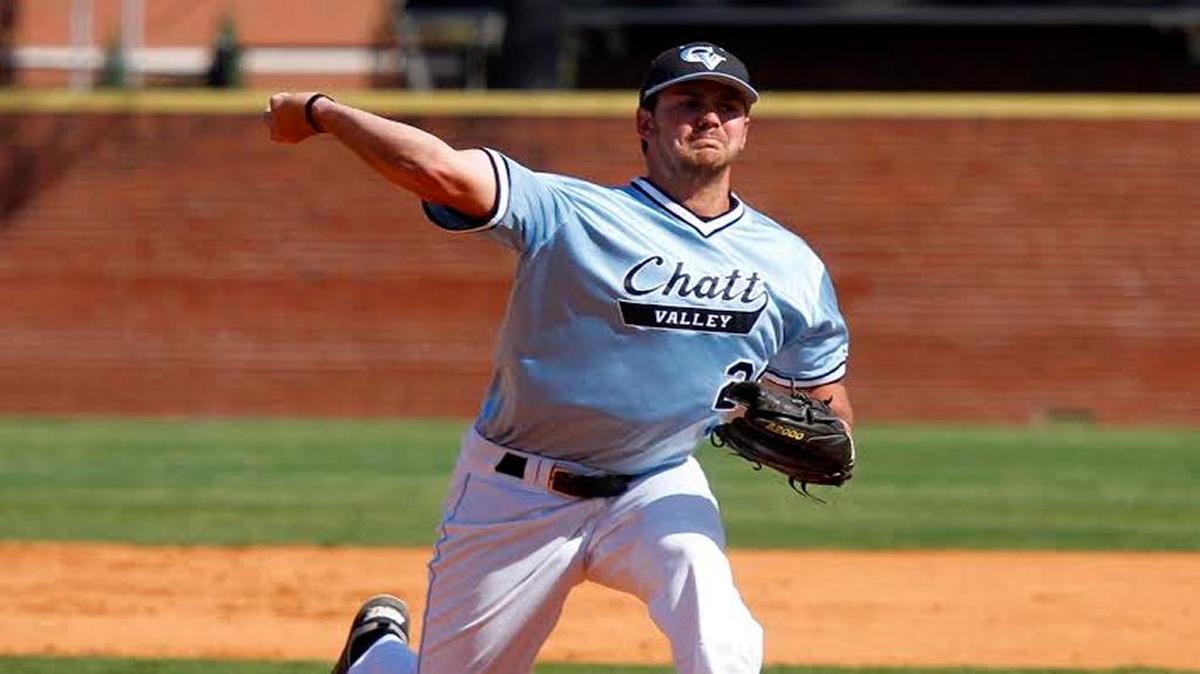 Chattahoochee Valley Community College pitcher Cody Sheffield pitches in a game at Golden Park . CVCC used the stadium that season while its on-campus facility underwent renovations. Golden Park opened in 1928 and was home to a minor league team most years until 2008 when the Columbus Catfish departed.