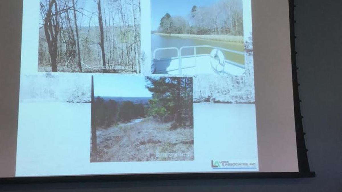 Views of state park land were presented at public meeting Tuesday at City Services Center.
