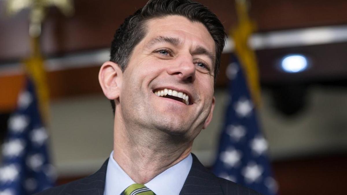 Speaker of the House Paul Ryan, R-Wis., takes questions from reporters at a weekly news conference on Capitol Hill in Washington, Thursday, March 17, 2016. Republicans say Obama exceeded his constitutional authority in unilaterally expanding programs for immigrants. They prevailed on a 234-186 vote Thursday that authorizes Speaker Paul Ryan to file a friend-of-the-court brief in the case of United States v. Texas. (AP Photo/J. Scott Applewhite)