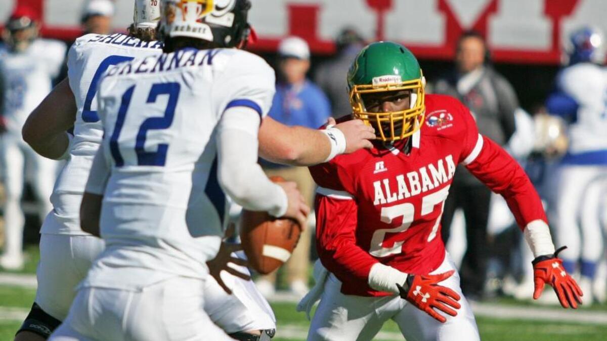 Auburn verbal commit Tadarian Moultry plays in the Alabama-Mississippi 30th Annual All-Star Game at Cramton Bowl Saturday, Dec. 10, 2016.