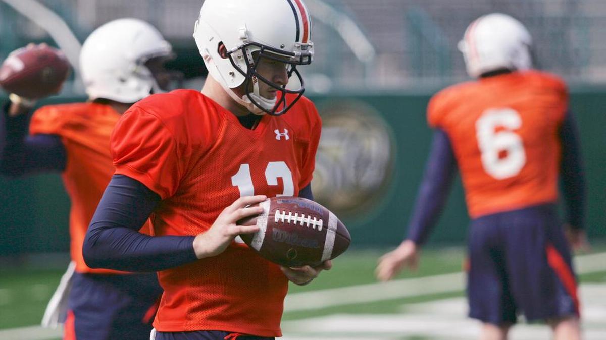 Auburn quarterback Sean White faced questions about his future this week in New Orleans for the Sugar Bowl.