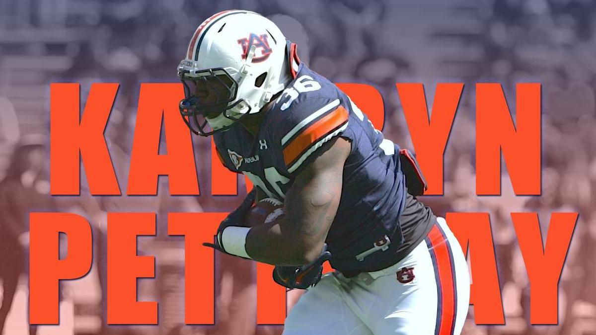Auburn running back Kamryn Pettway overcame serious medical hurdles growing up to be in the position he is today competing for the starting job.
