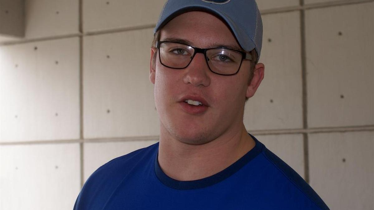 Offensive lineman Austin Troxell on his official visit to Auburn Sunday, Jan. 22, 2017.