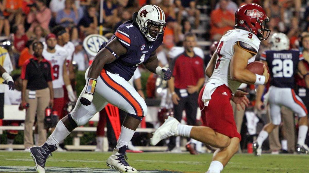 Replacing defensive lineman Montravius Adams is one of the key questions Auburn is facing this spring.