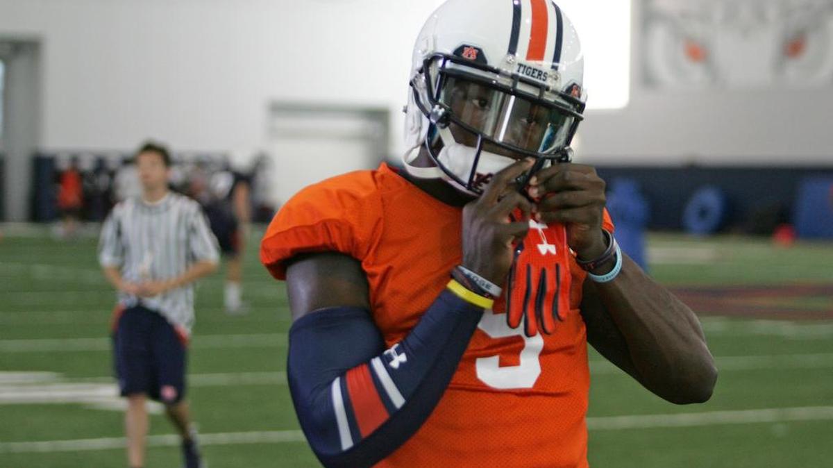 Auburn quarterback John Franklin III at practice on Saturday, Aug. 6, 2016 at the university's athletic complex.