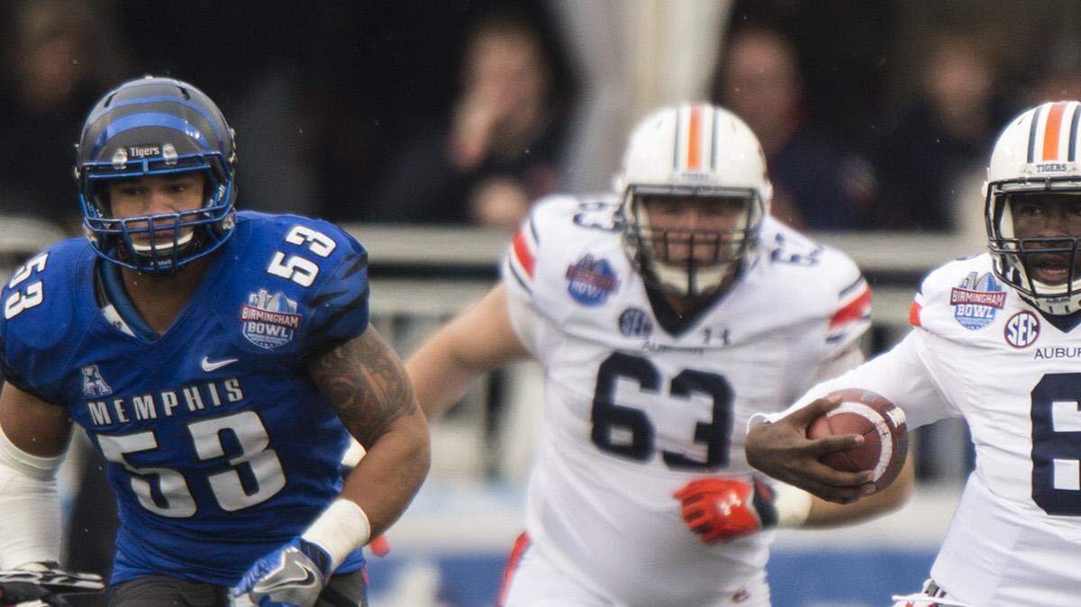 Auburn quarterback Jeremy Johnson runs the ball in the Birmingham Bowl at Legion Field on Wednesday, Dec. 30, 2015. (Zach Bland | Auburn Athletics)