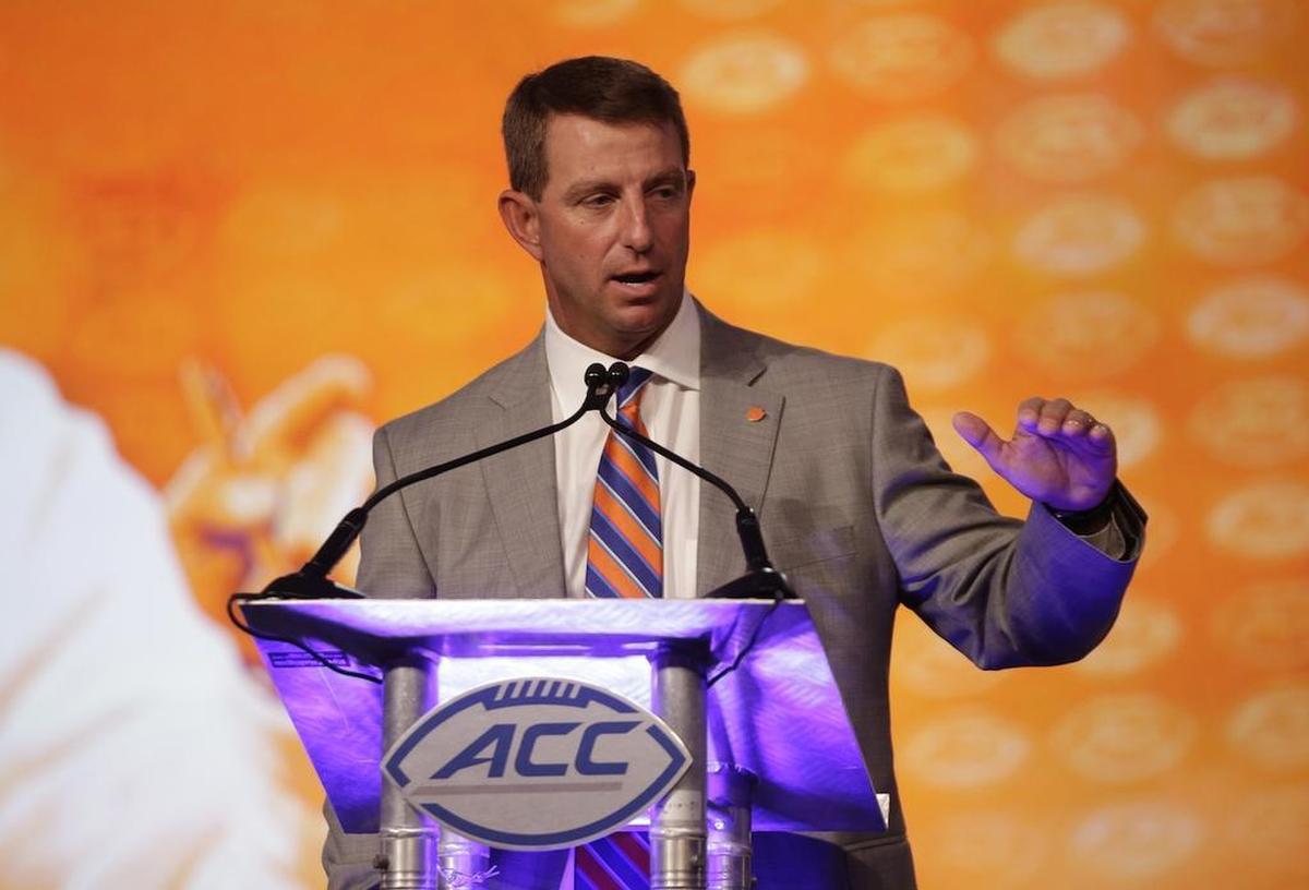 Clemson Coach Dabo Swinney has led the Tigers to two national championships.