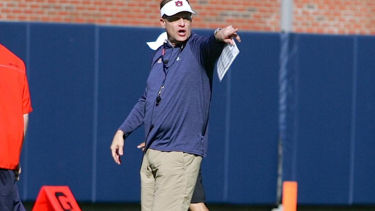Auburn coach Gus Malzahn will be back on the field Wednesday at the university's athletic complex.