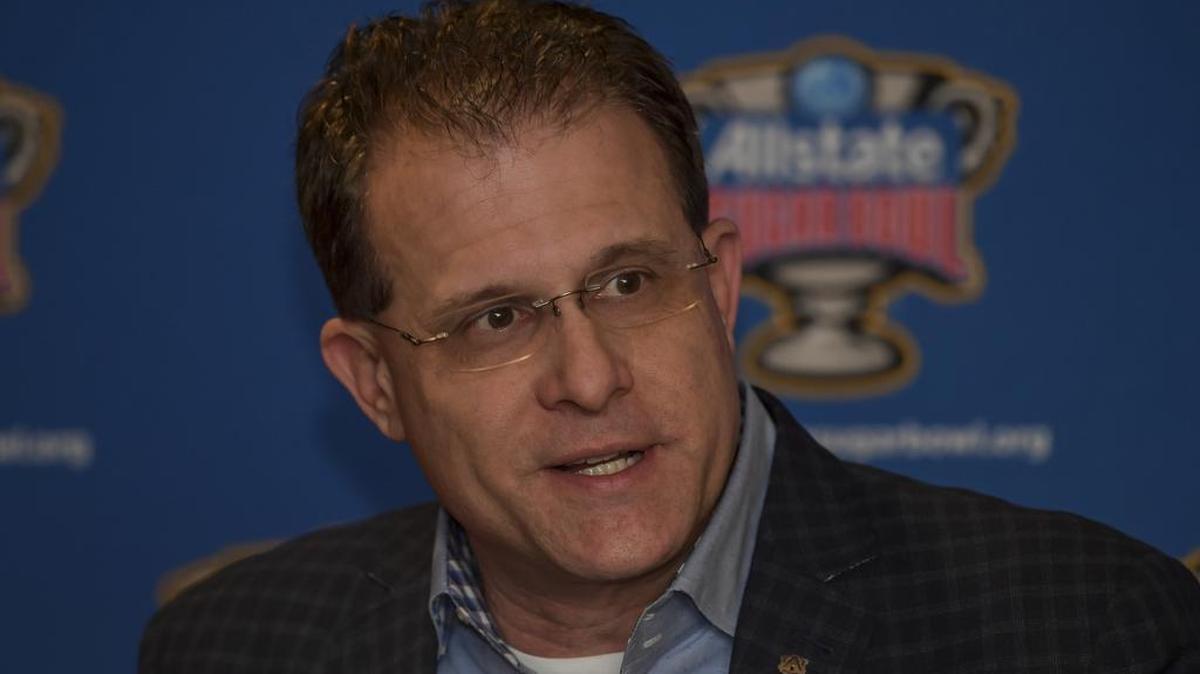 Auburn coach Gus Malzahn speaks to the media previewing the Sugar Bowl on Tuesday, Dec. 27, 2016 in New Orleans, La.