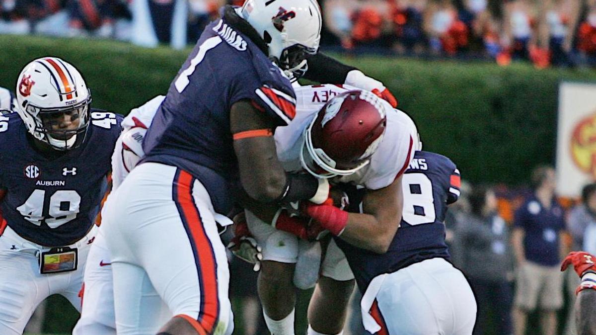 Auburn defensive lineman Montravius Adams and safety Tray Matthews are two of the 37 Georgia natives on Auburn's roster.