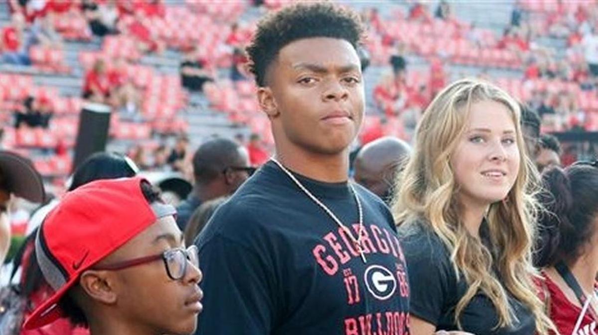Georgia quarterback Justin Fields.