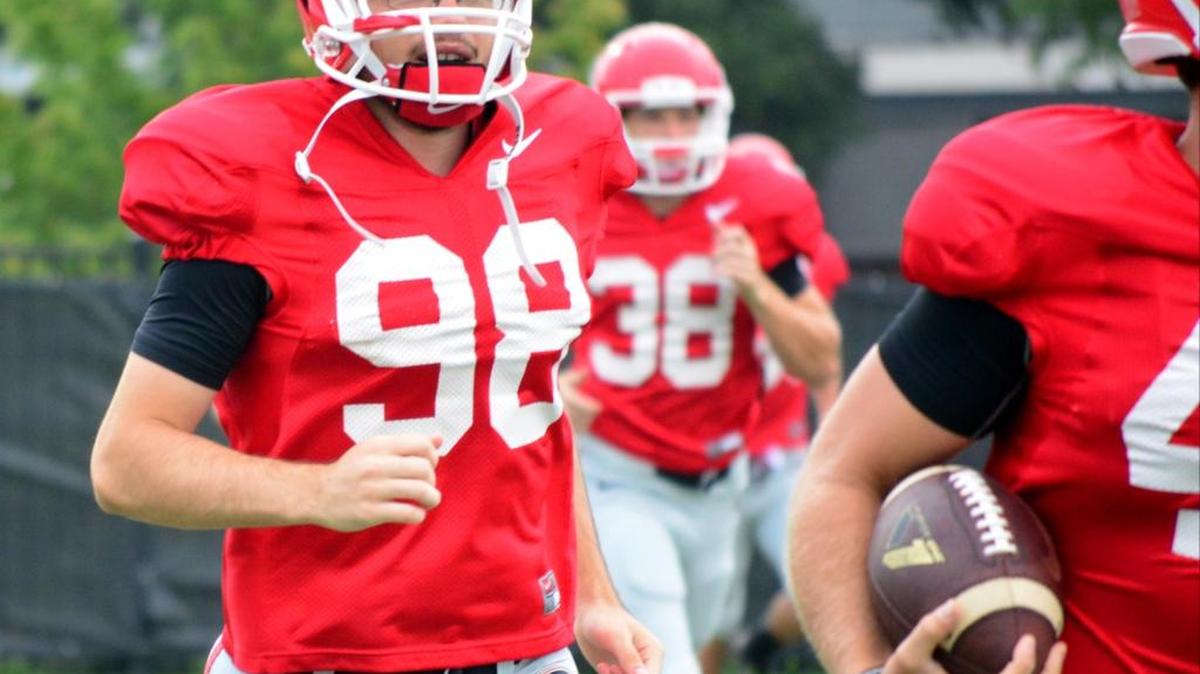 Georgia kicker Rodrigo Blankenship.