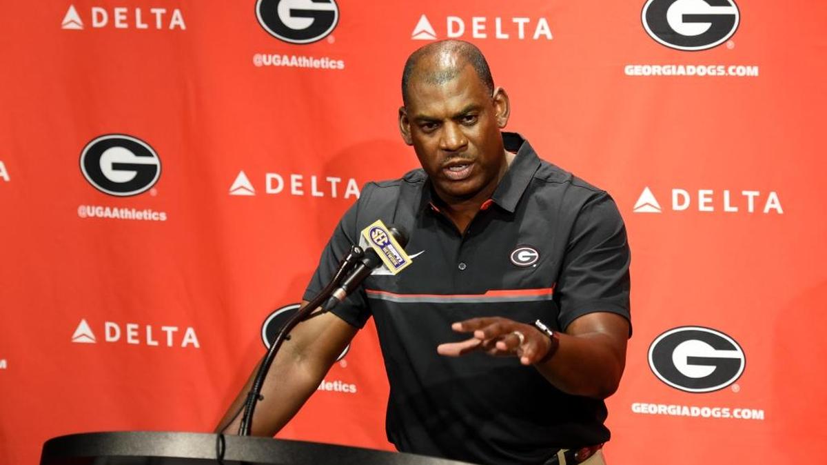 Georgia defensive coordinator Mel Tucker.