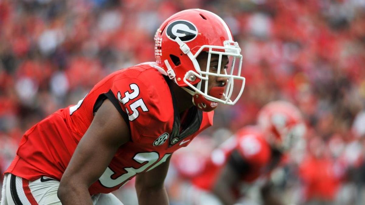 Georgia defensive back Aaron Davis is going through the final spring of his college football career.