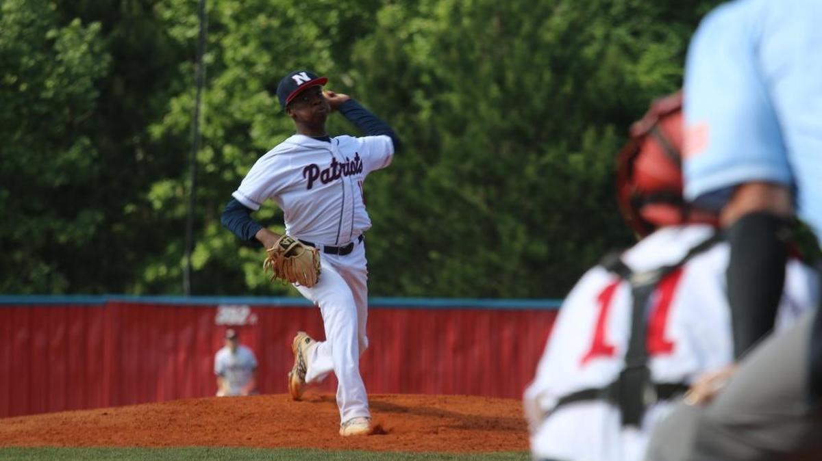 Northside’s Jalen Latta pitches during the third inning of the team’s 3-2 loss to Loganville in Game 1 on Wednesday.