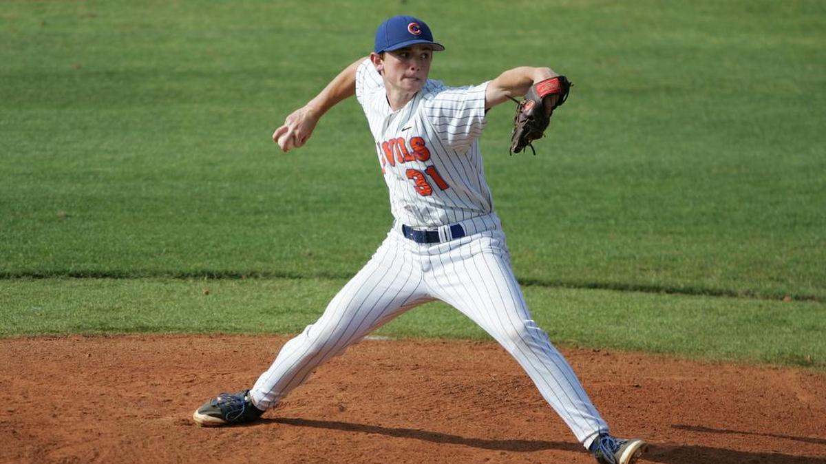 Columbus pitcher Jonathan Brand threw a complete game shutout against McIntosh Friday.