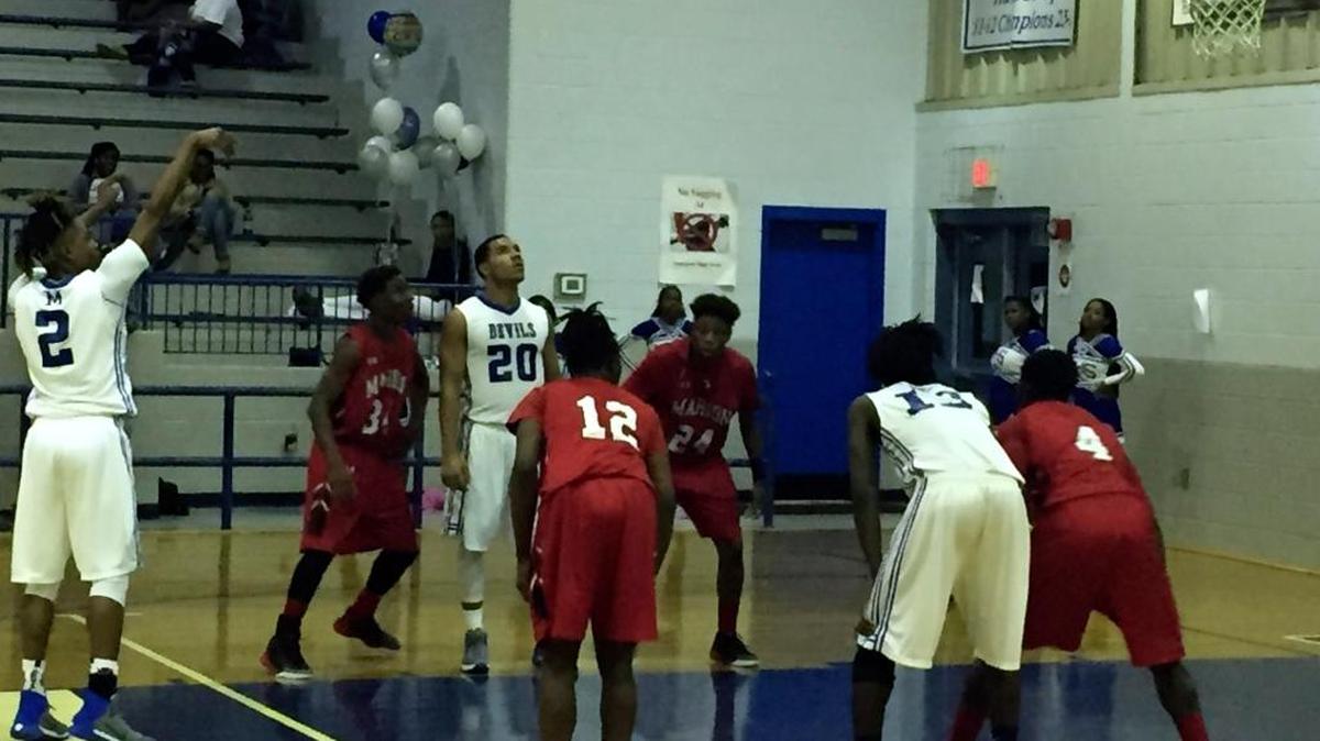 The Manchester Blue Devils (in white jerseys) are now ranked in Kyle Sandy’s latest Class A-Public poll