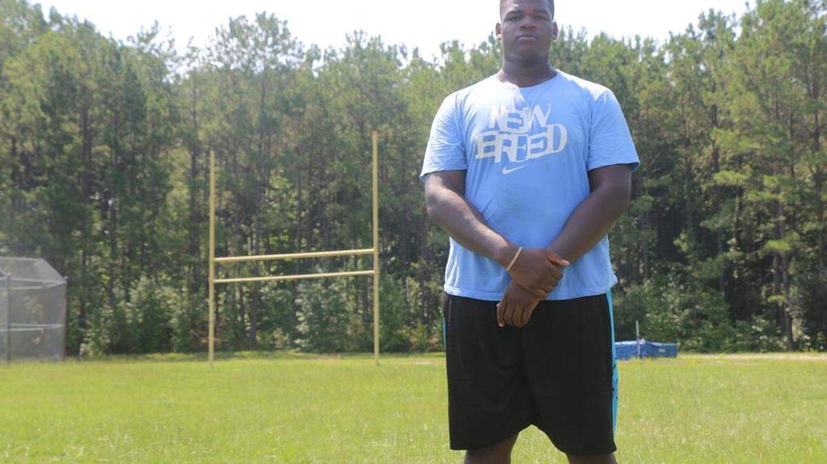 Spencer offensive lineman Ye’Majesty Sanders has 13 college offers, continuing to put the Greenwave on the map as an up-and-coming program.