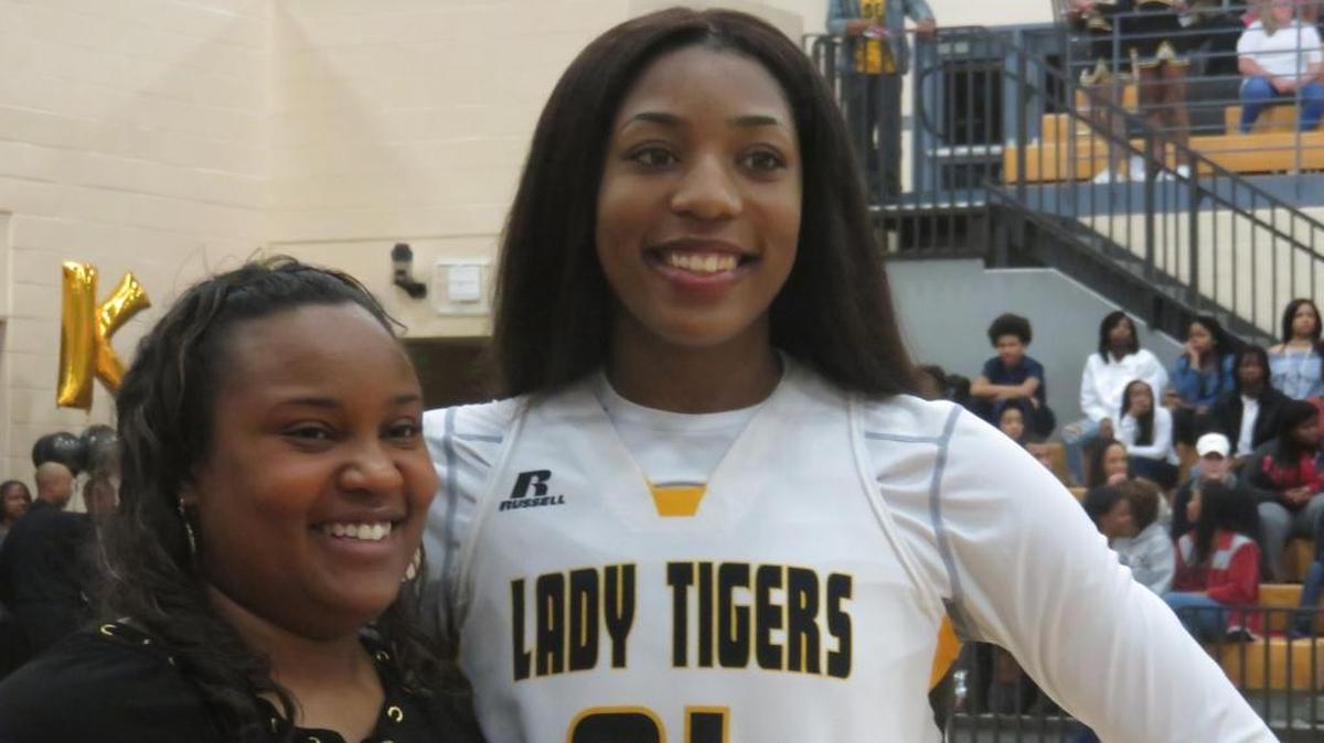 Harris County senior Jessika Carter and head coach Steffanie Ramsey have the Lady Tigers rolling through the regular season