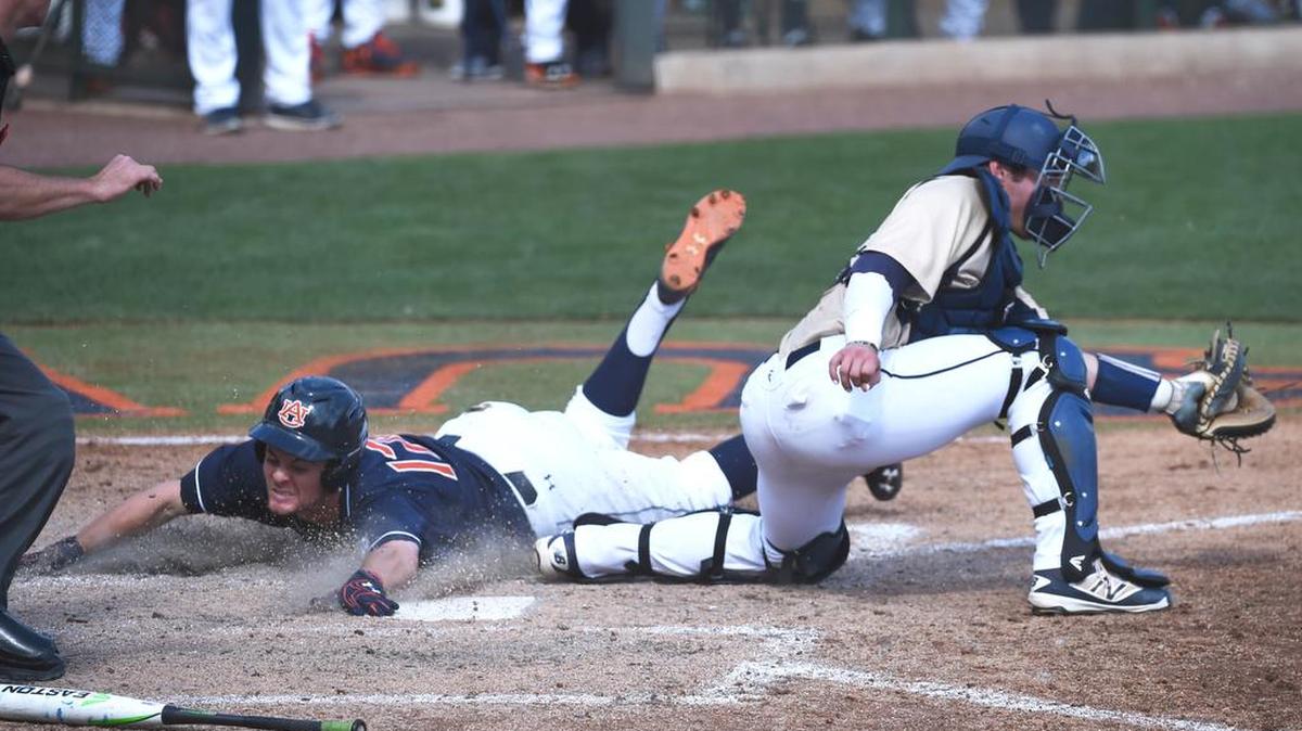 The Auburn Tigers defeated Oral Roberts 18-11 at Plainsman Park in Auburn, Ala., on Sunday.