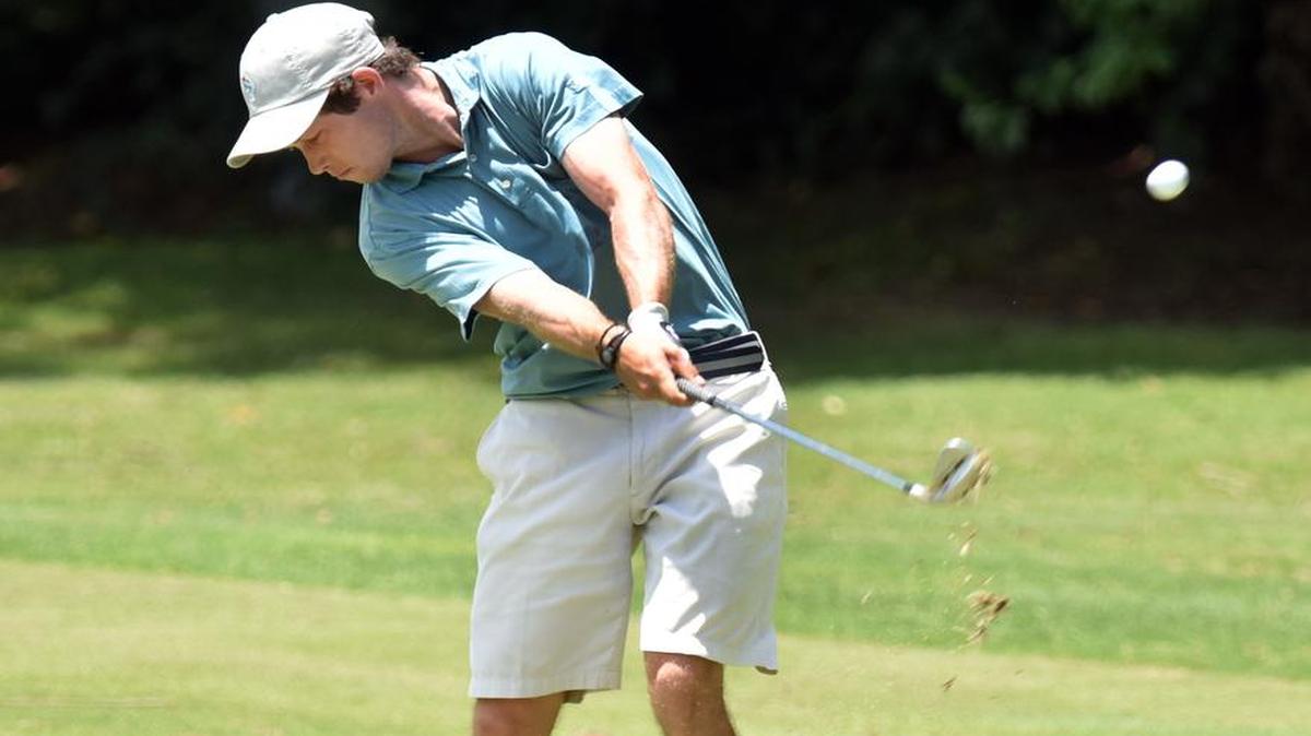 James Clark hits from the third fairway during Friday’s third round of the 2017 Southeastern Amateur at the Country Club of Columbus.