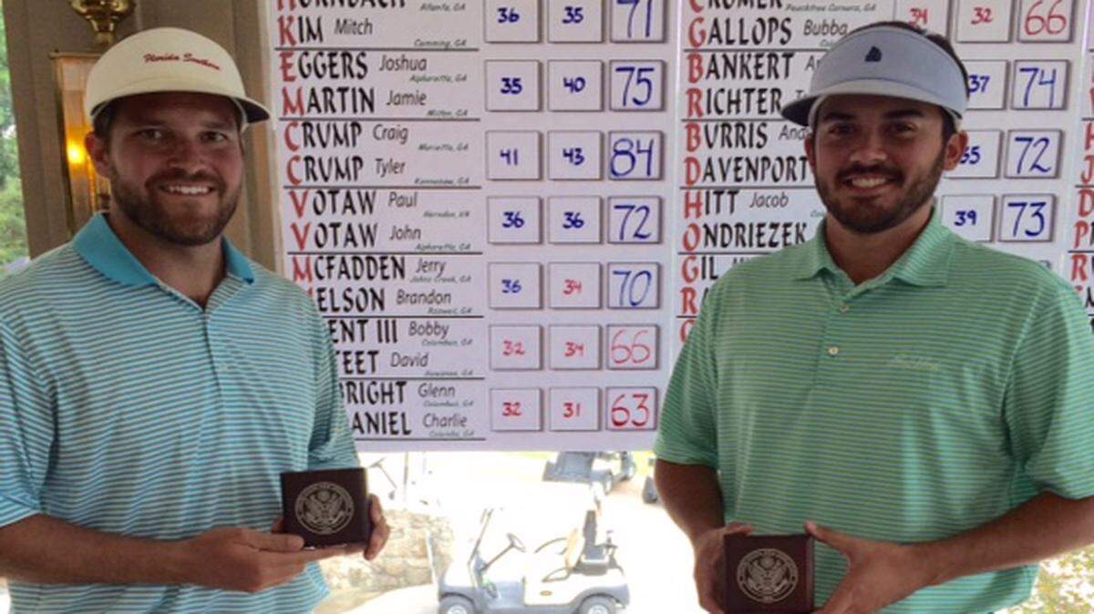 Charlie McDaniel and Kyle Albright won a qualifier for the 2016 U.S. Amateur Four-Ball Championships.