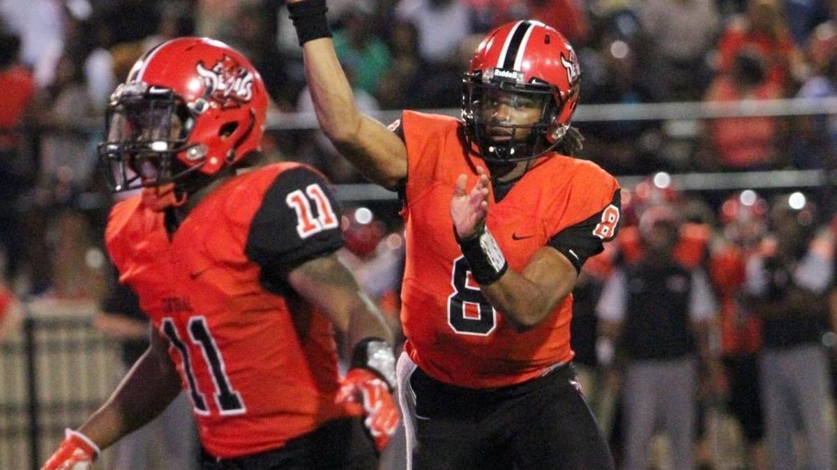 Central quarterback Peter Parrish will lead the Red Devils against Theodore to begin their playoff run on November 10, 2017